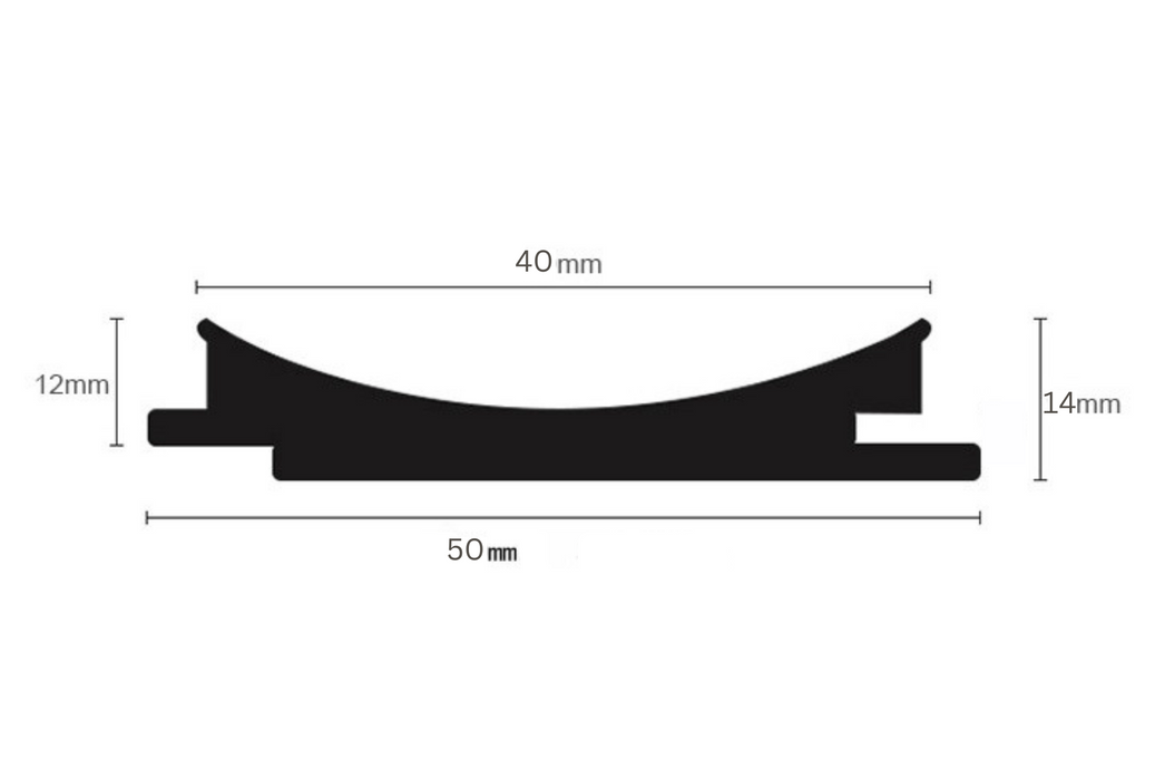 50mm Inner Arc Solid Wood Grille Panel