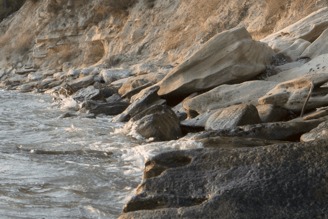 Wild Rock Beach at the Sunset