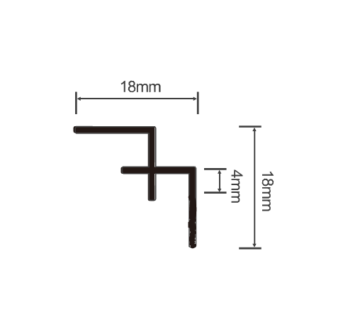 Inner Corner Line - Metal Trimming