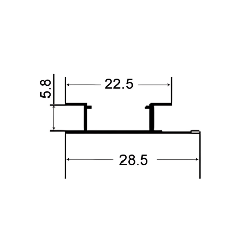 Duplex Light Band - Metal Trimming